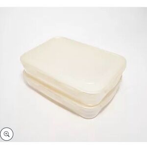 NEW LocknLock Large 14-Cup Rectangle Container, Pearl